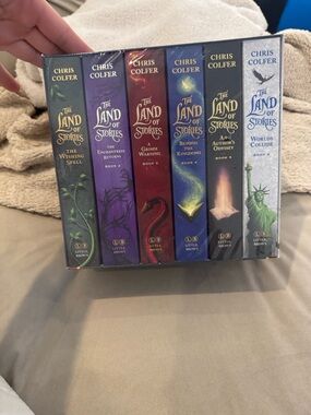 The Land of Stories 6-Book Box Set by Chris Colfer - Colorful Collector Set